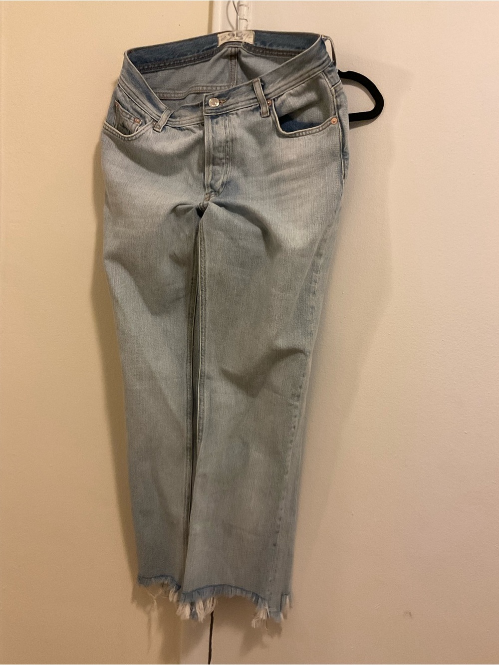 We The Free Light Blue Straight Leg Jeans